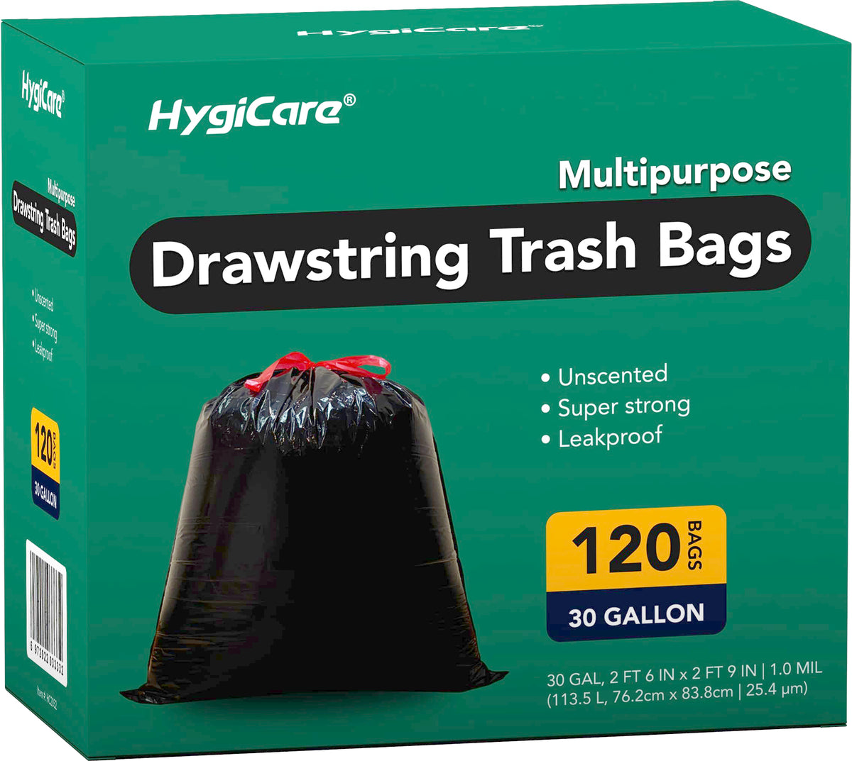 Ultra Strong 30 Gallon Trash Bags (120 Count)