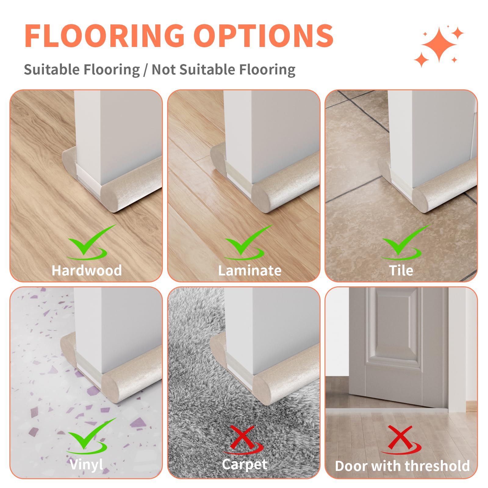 Under Door Draft Stopper