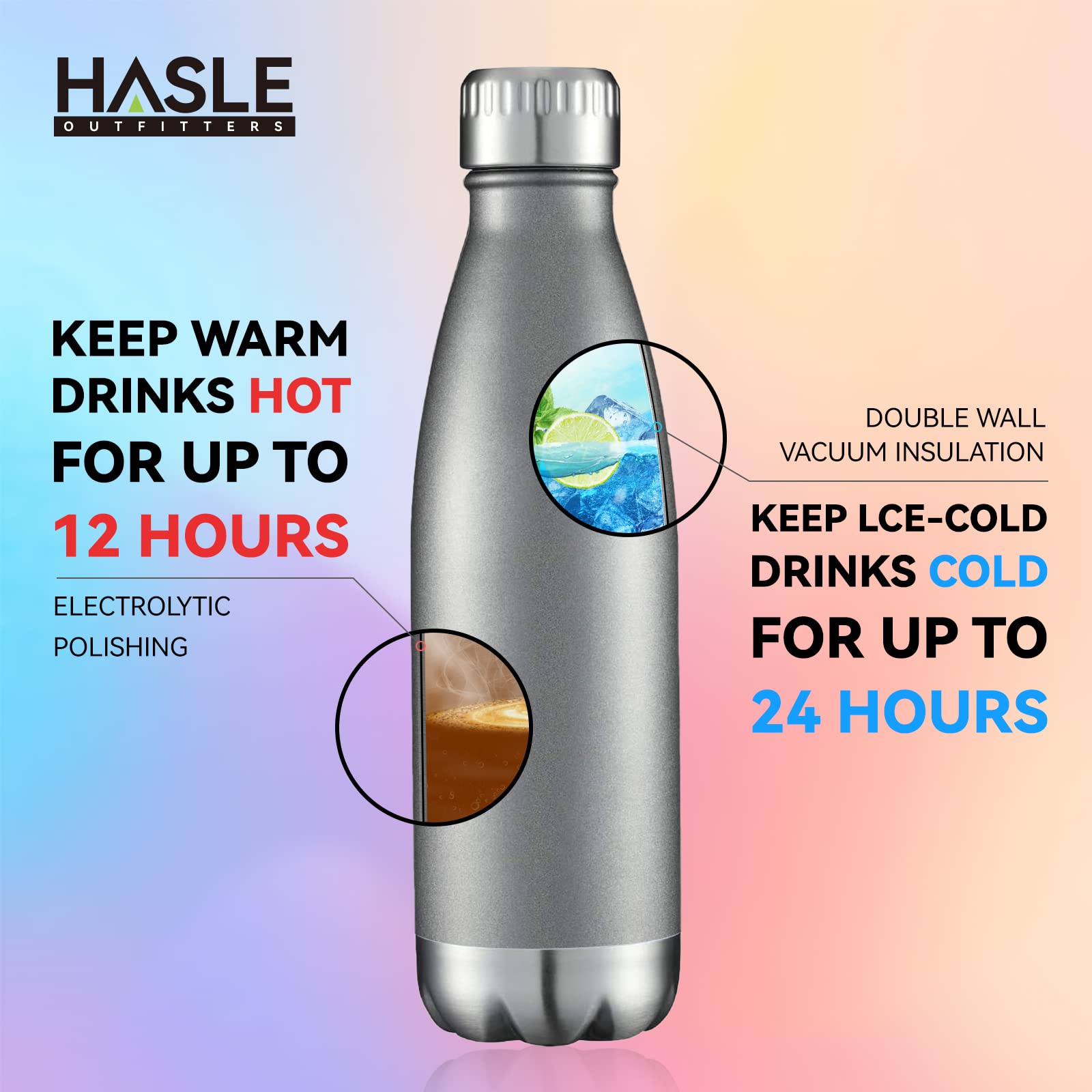 17oz Stainless Steel Water Bottles Bulk