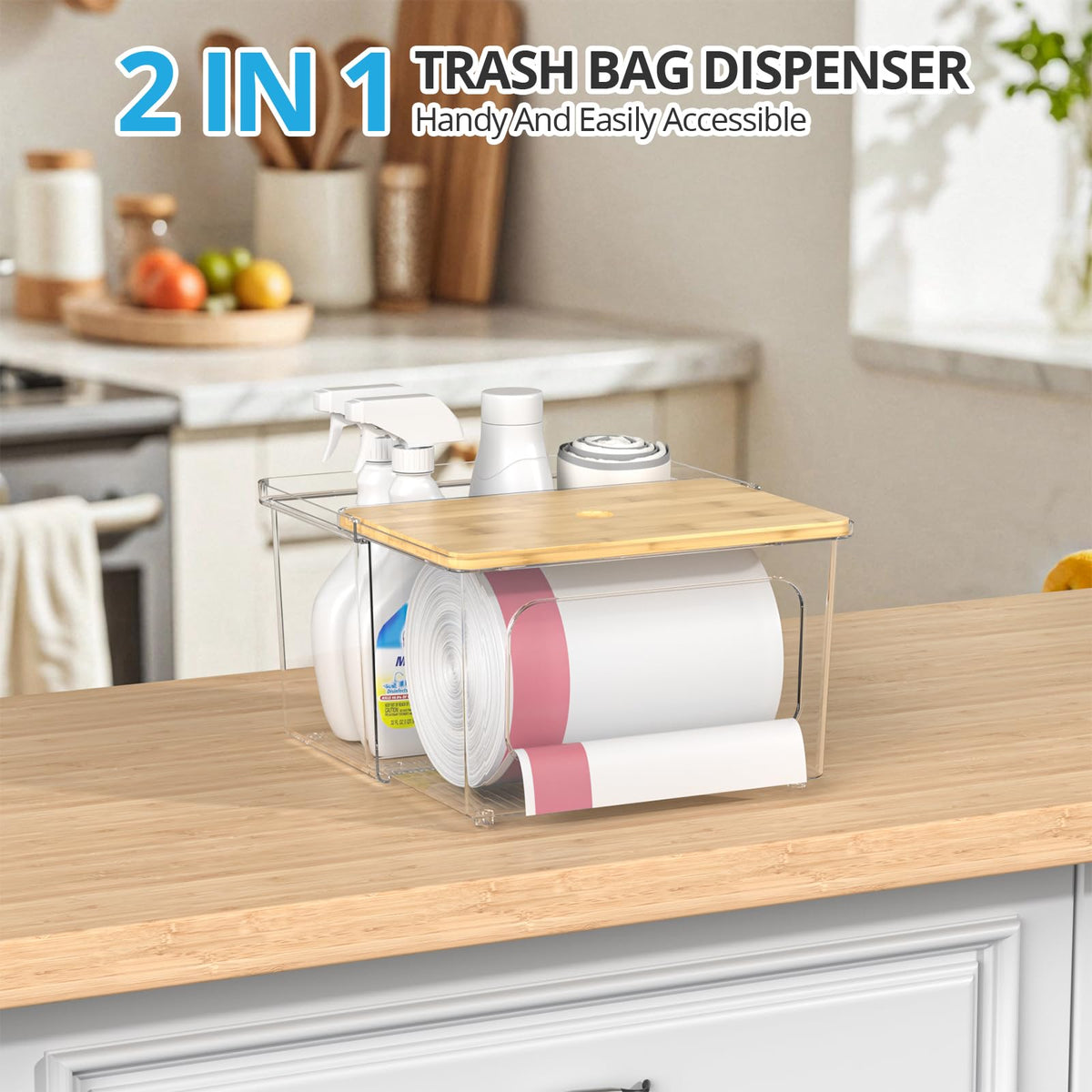 Trash Bag Dispenser Roll Holder