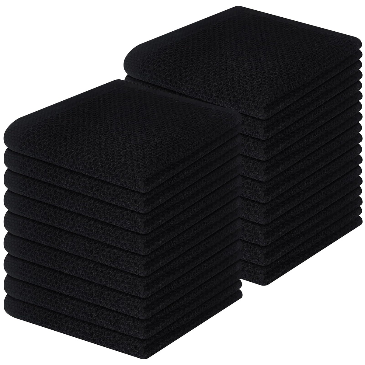 100% Cotton Waffle Weave Kitchen Dish Cloths 18 (8 Count)