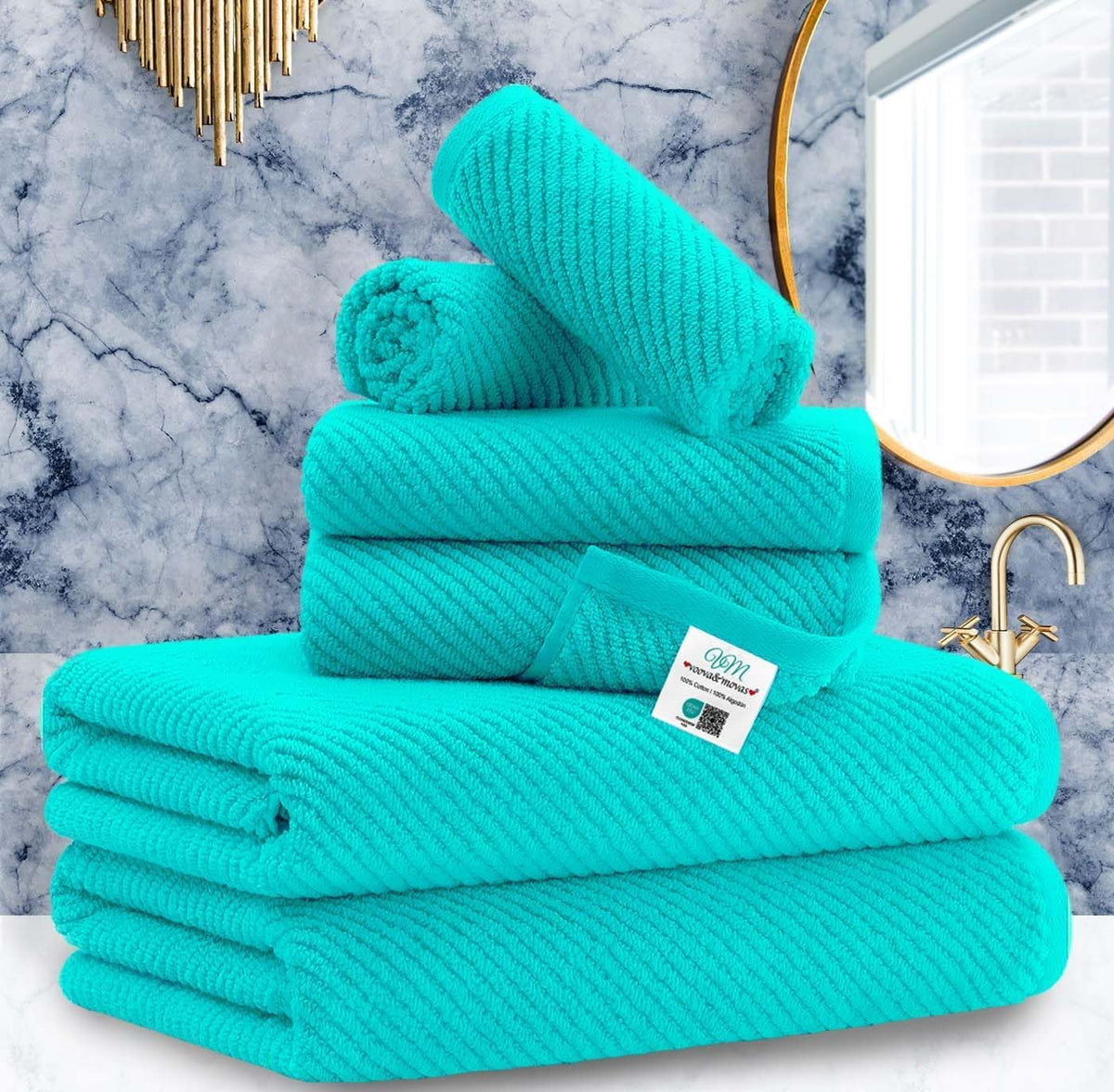 6PC Towel Set (6 Count)