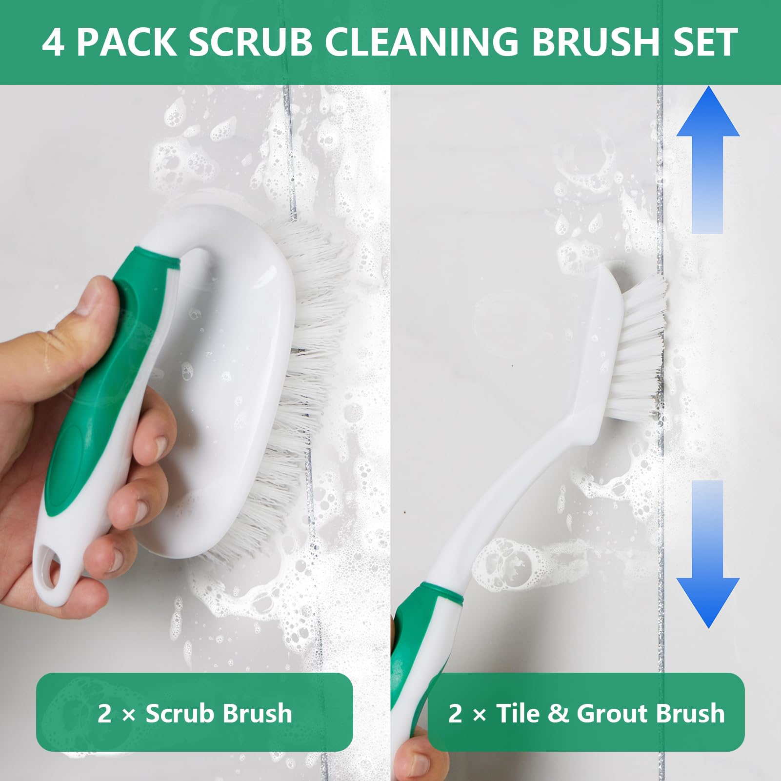 Scrub Brush Set (4 Count)