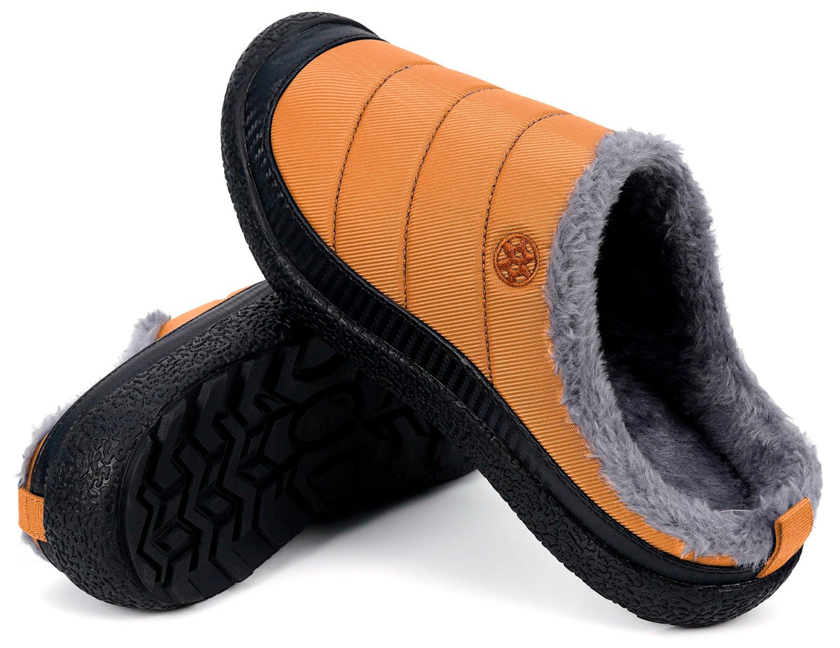Womens Mens House Slippers Outdoor Winter Shoes Yellow