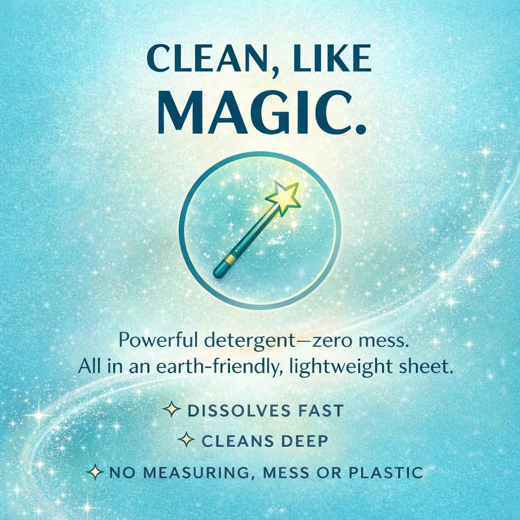 Magical Laundry Detergent Sheets (120 Count)