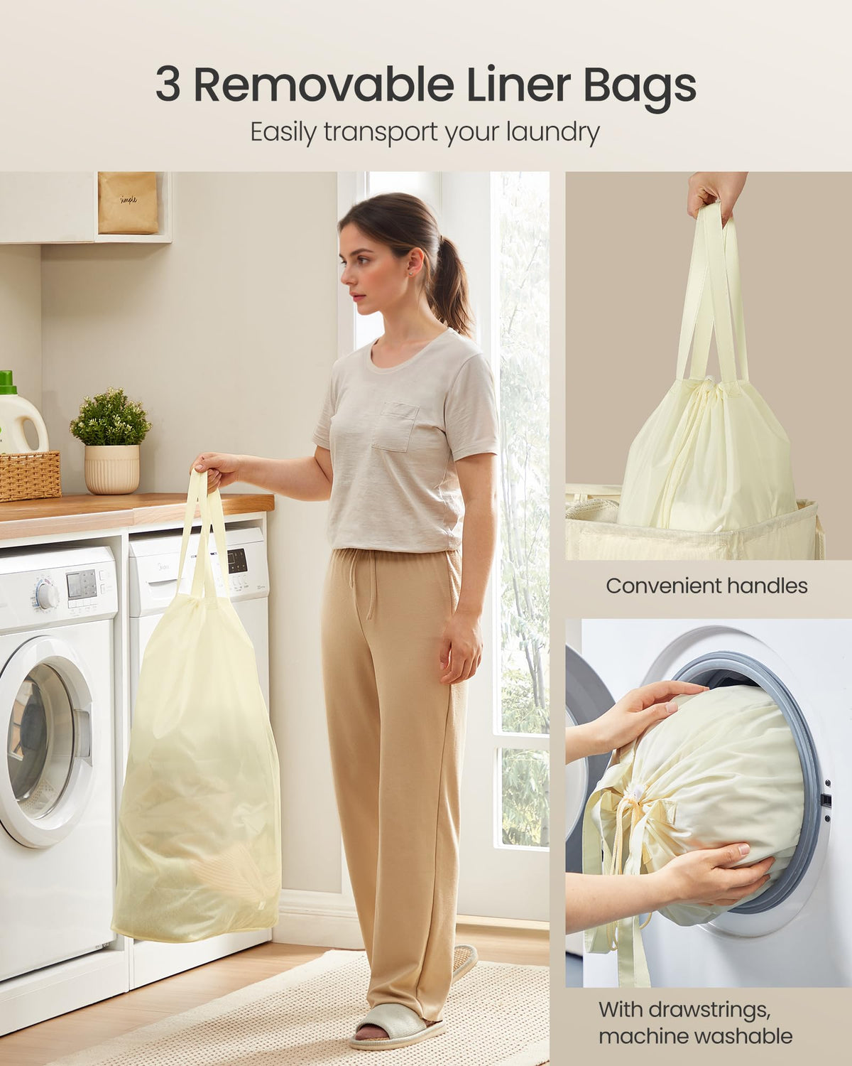 160L Laundry Hamper