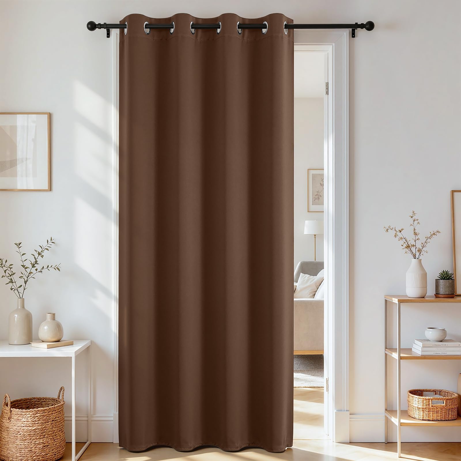 Door Curtain Blackout Curtains for Doorway Privacy Closet Drapes