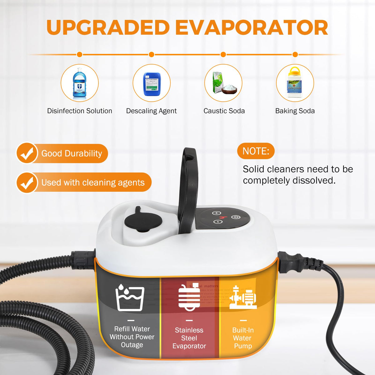 1.2L Car Steam Cleaner