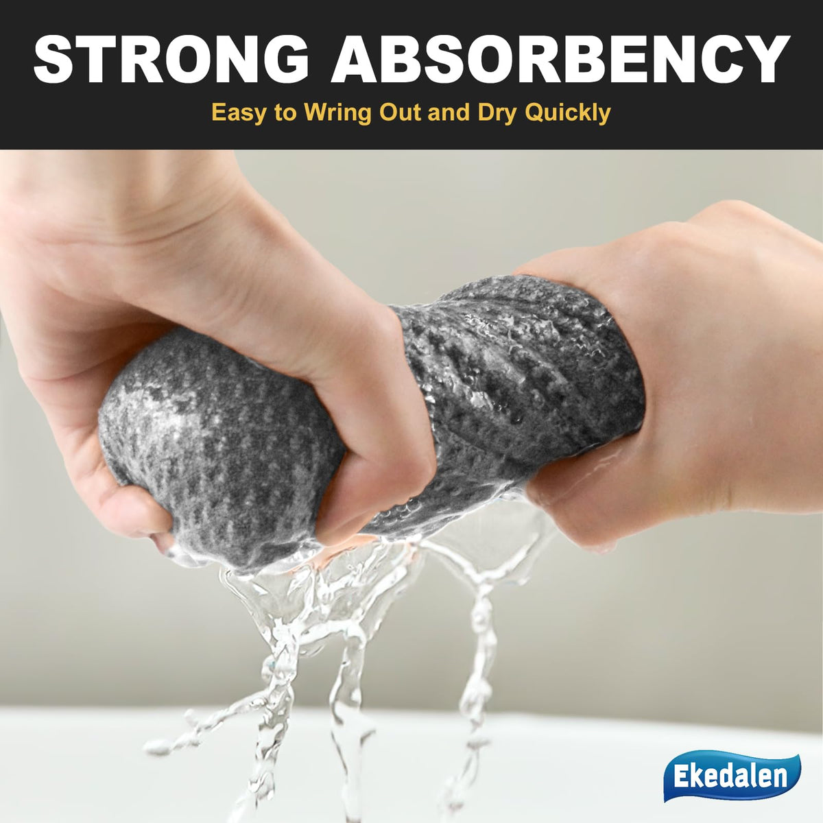 Microfiber Cleaning Cloth Lint Free Glass Polish (6 Count)
