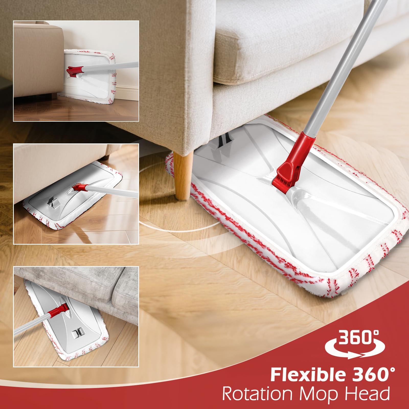 Extra Large Microfiber Mop for Floor Cleaning - ModHome Supplies