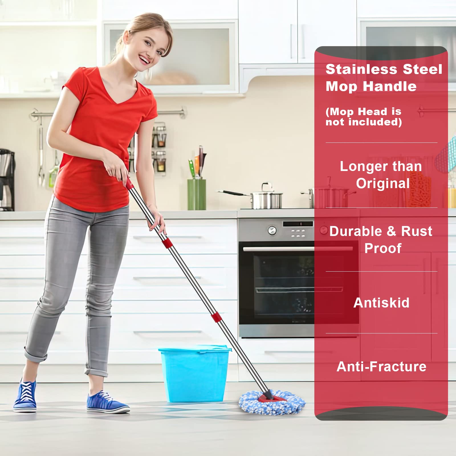 Spin Mop Replacement Handle