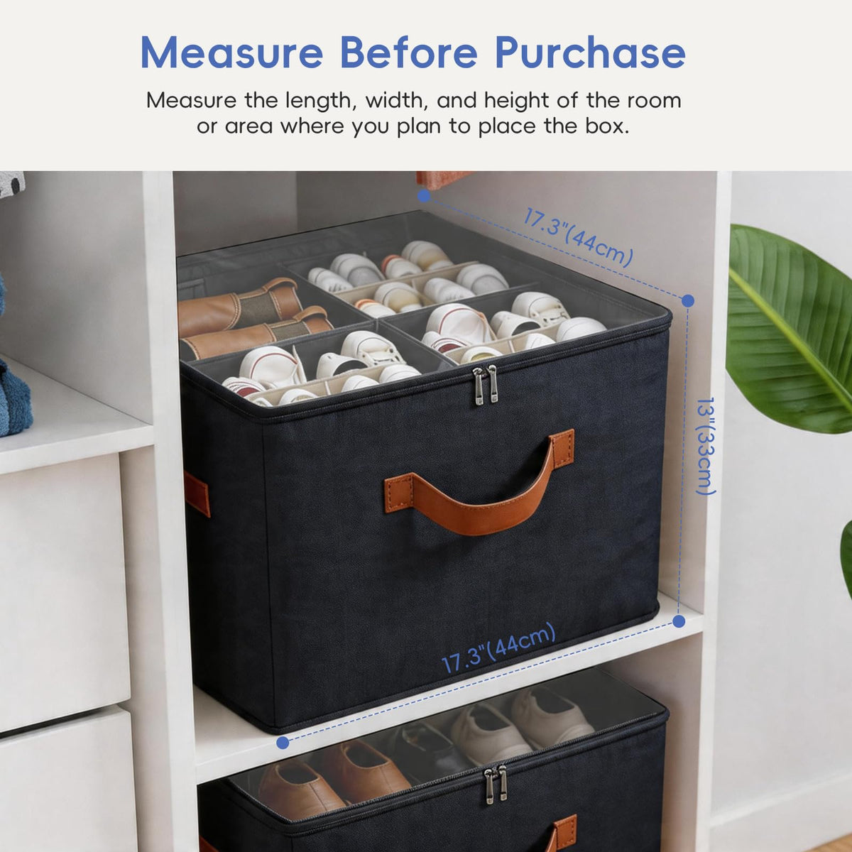 Shoe Organizer for Closet (3 Count)