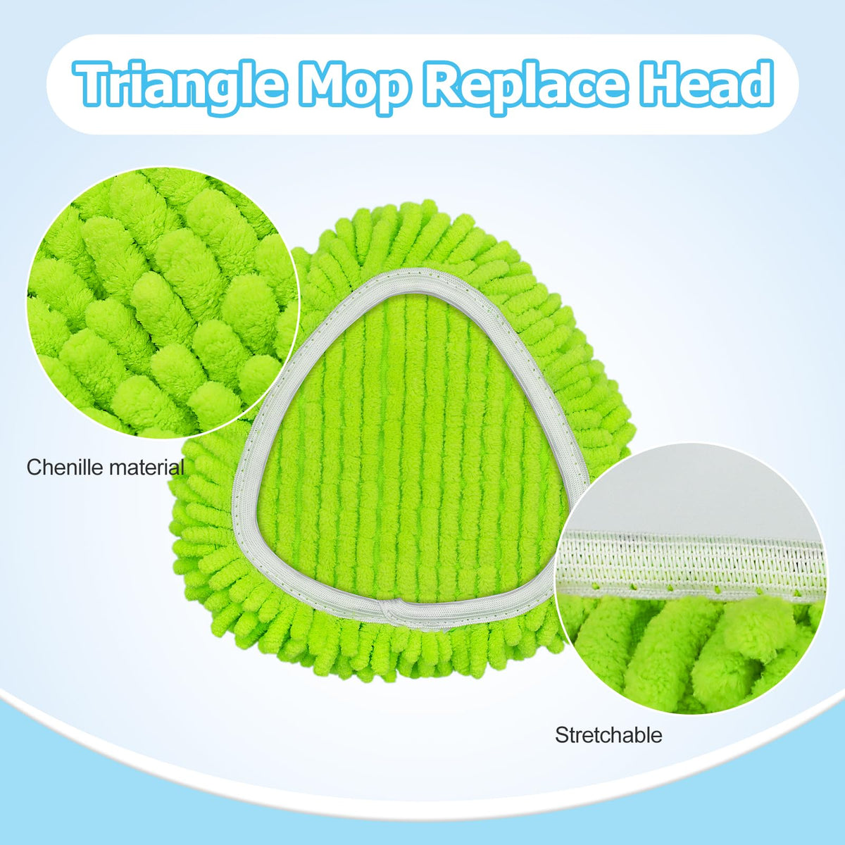 Mop Handle Chenille Duster & Mop Brush for O (5 Count)