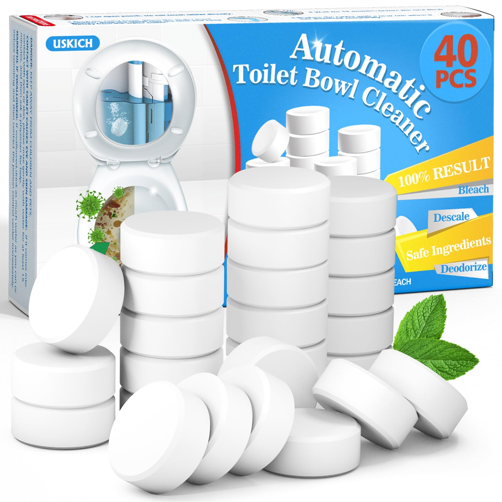 Toilet Bowl Cleaner 40 PACK (40 Count)