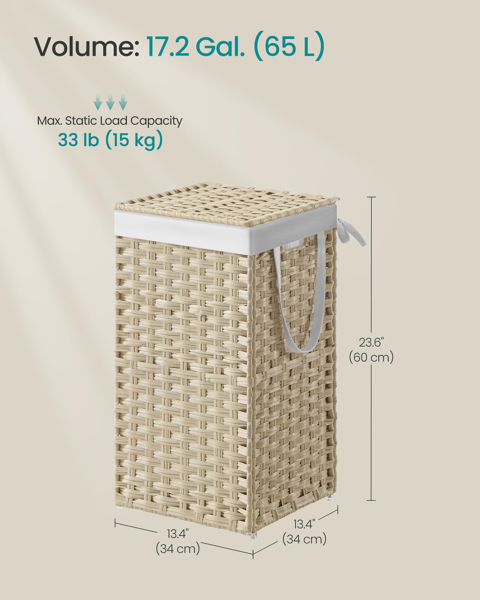 Laundry Hamper with Lid