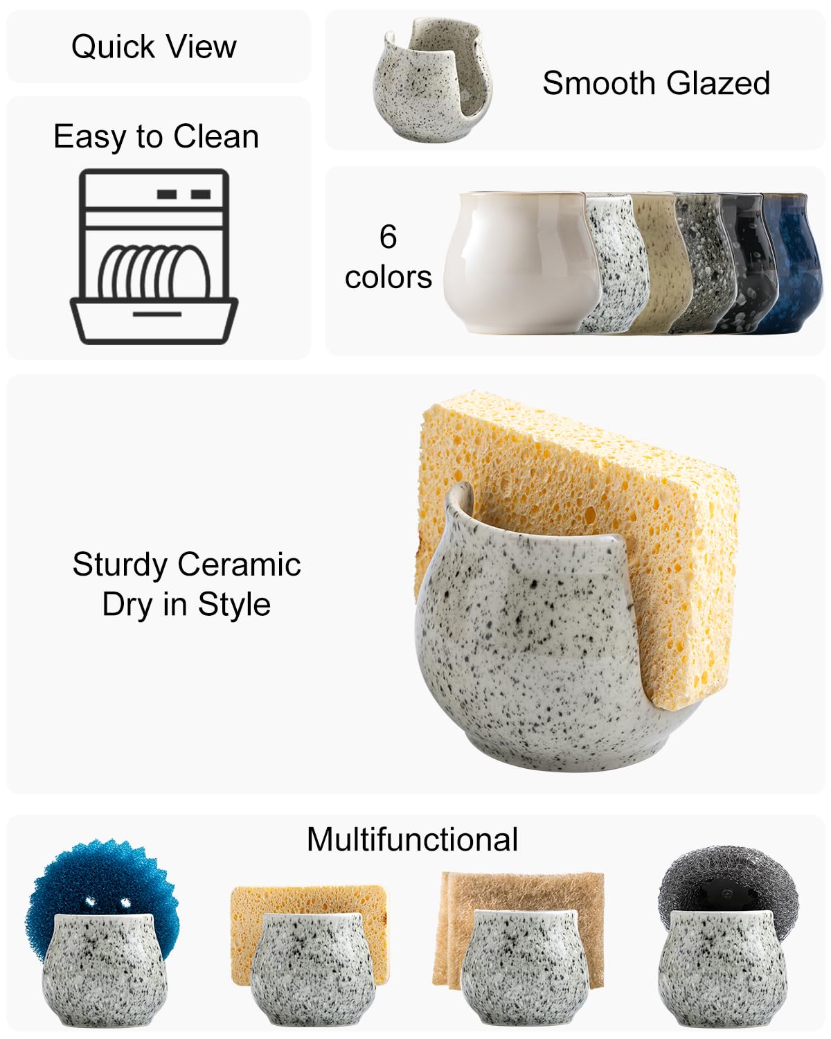 Sponge Holder for Kitchen Sink