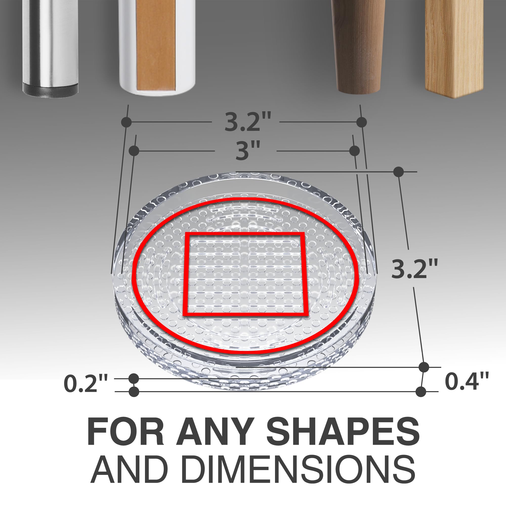Furniture Cups (4 Count)