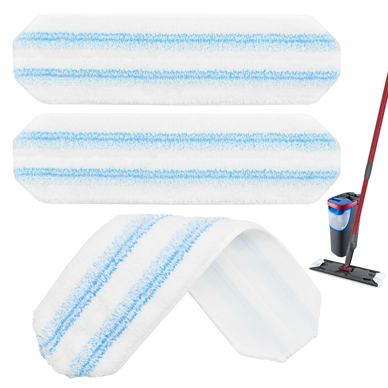 Mop Replacement Pads Compatible with O (3 Count)