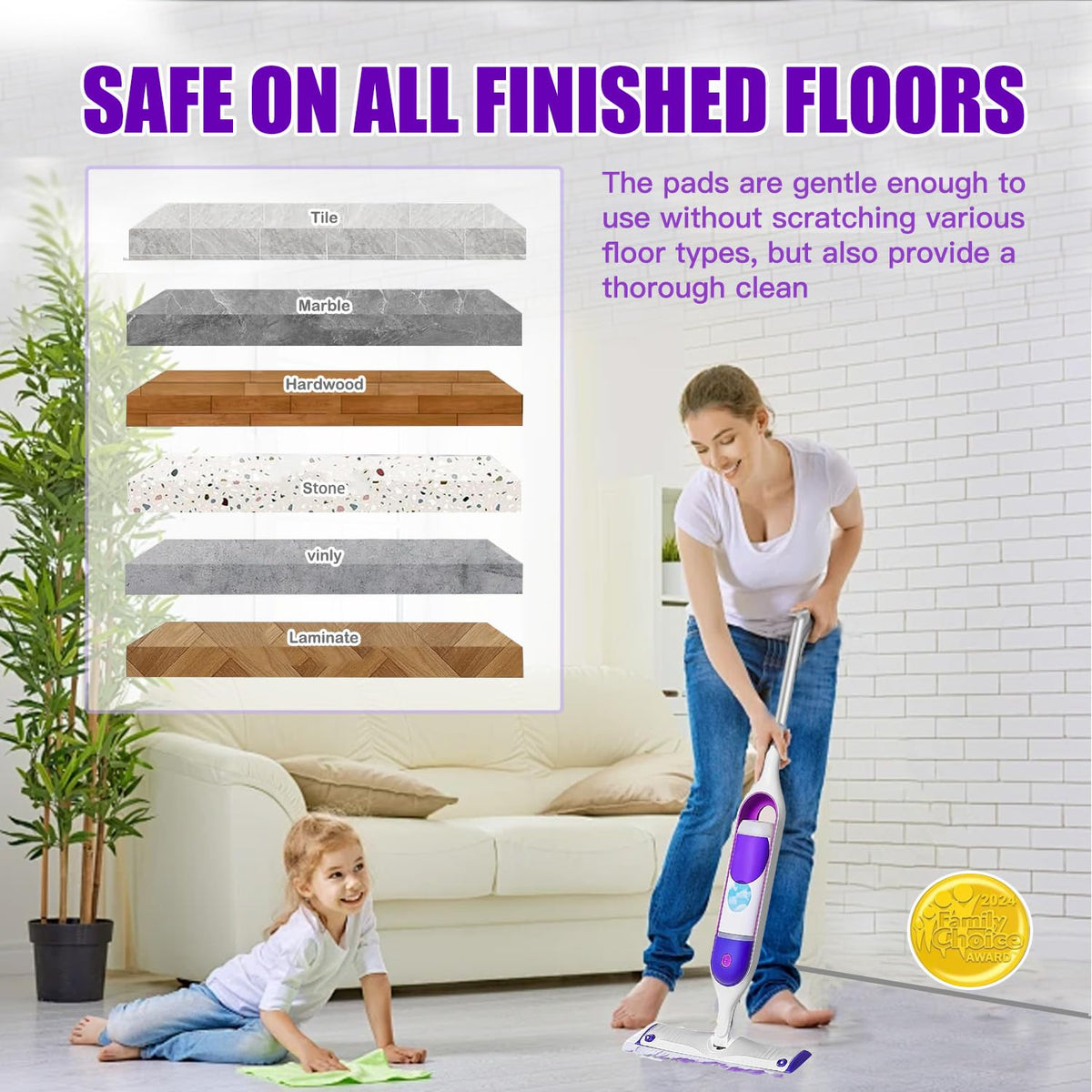28 Count Thickened Disposable Power Mop Pads Refills for Swiffer PowerMop