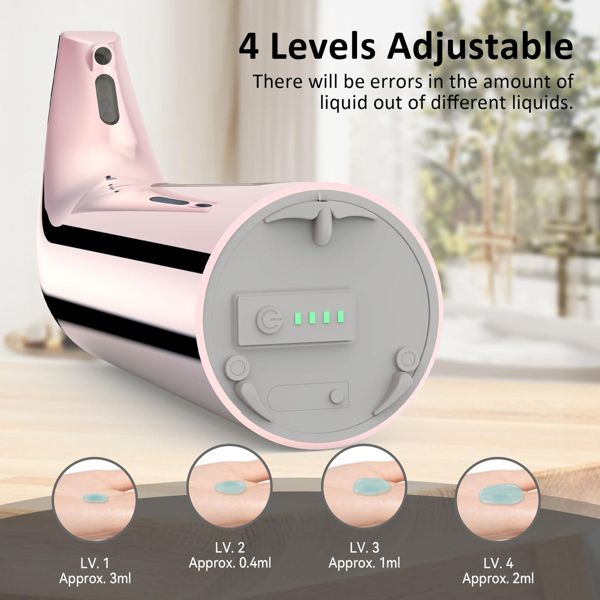 Touchless Automatic Soap Dispenser 400ml Rechargeable