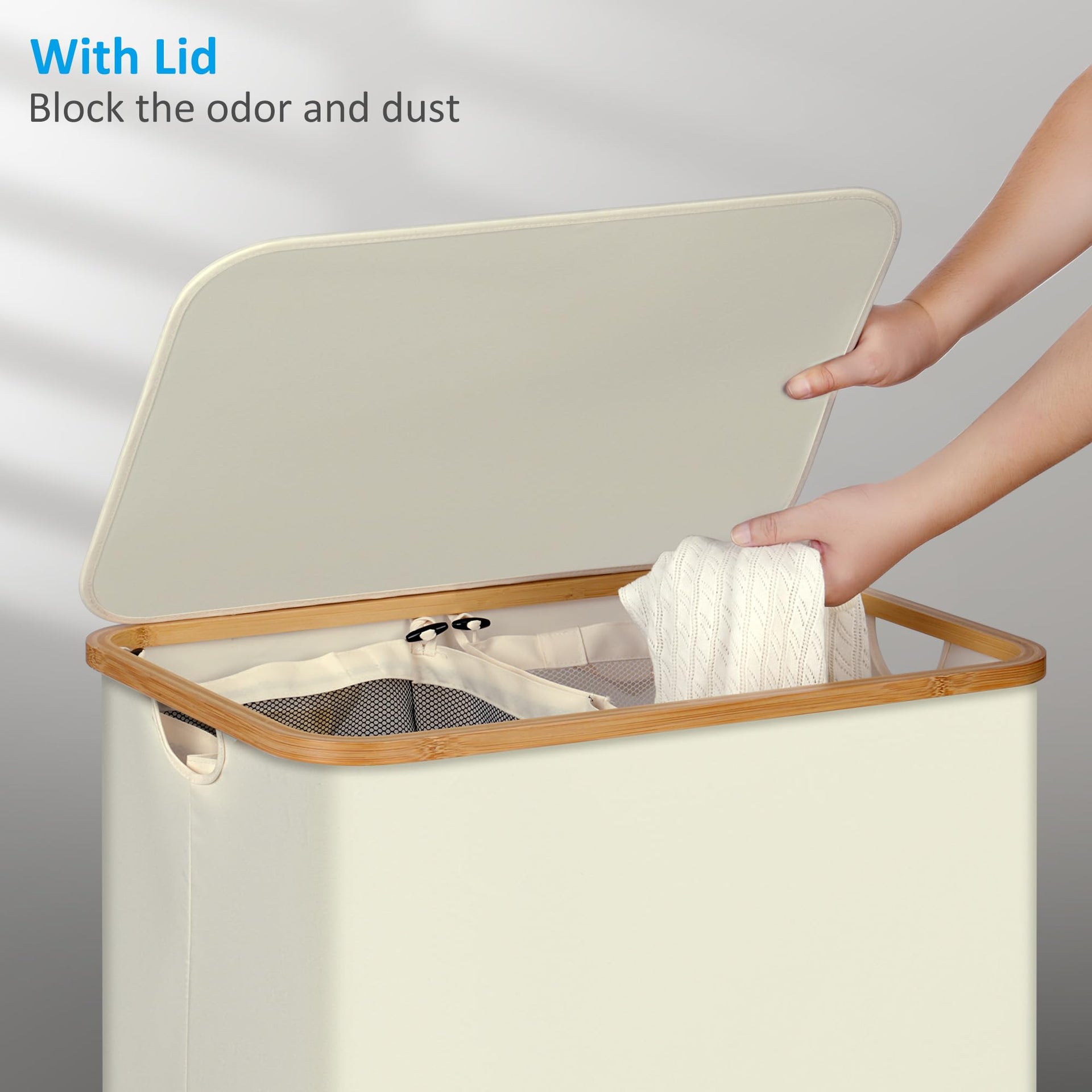 Laundry Hamper with Lid