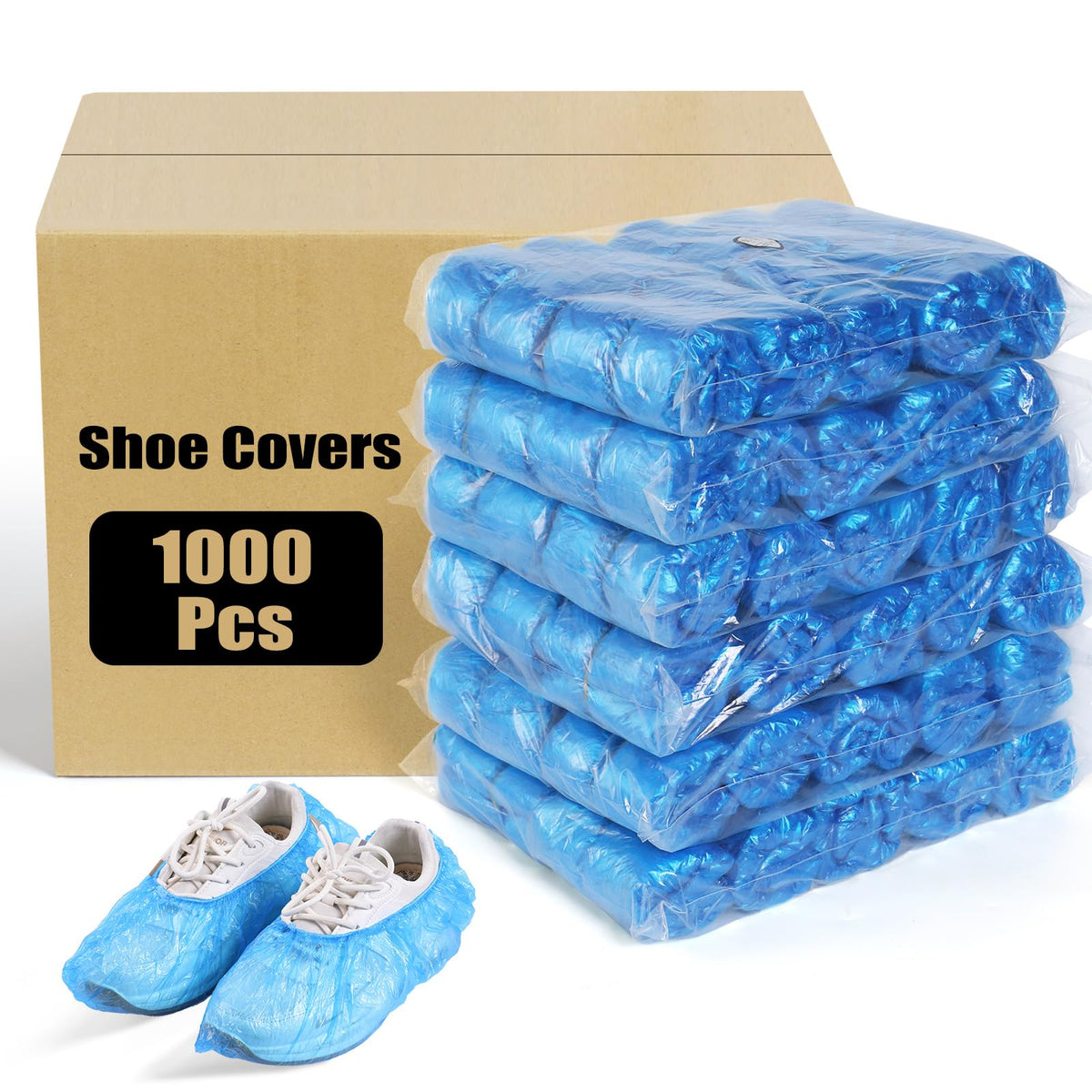 1000 Pcs Shoe Covers Disposable (1000 Count)