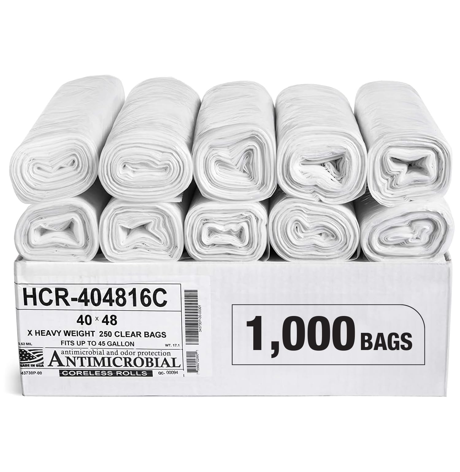 45 Gallon 16 Micron (1000 Count)