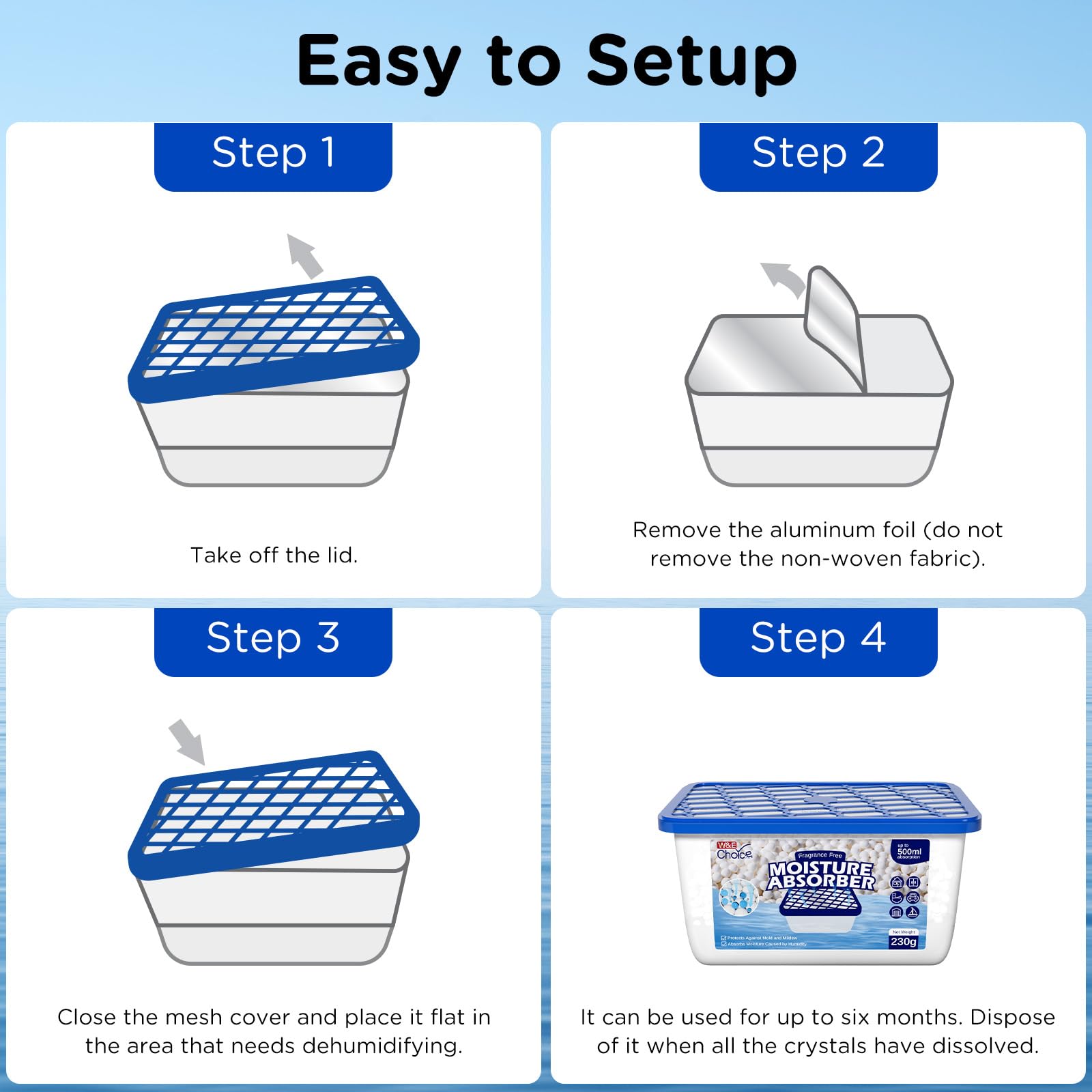 Moisture Absorbers (6 Count)