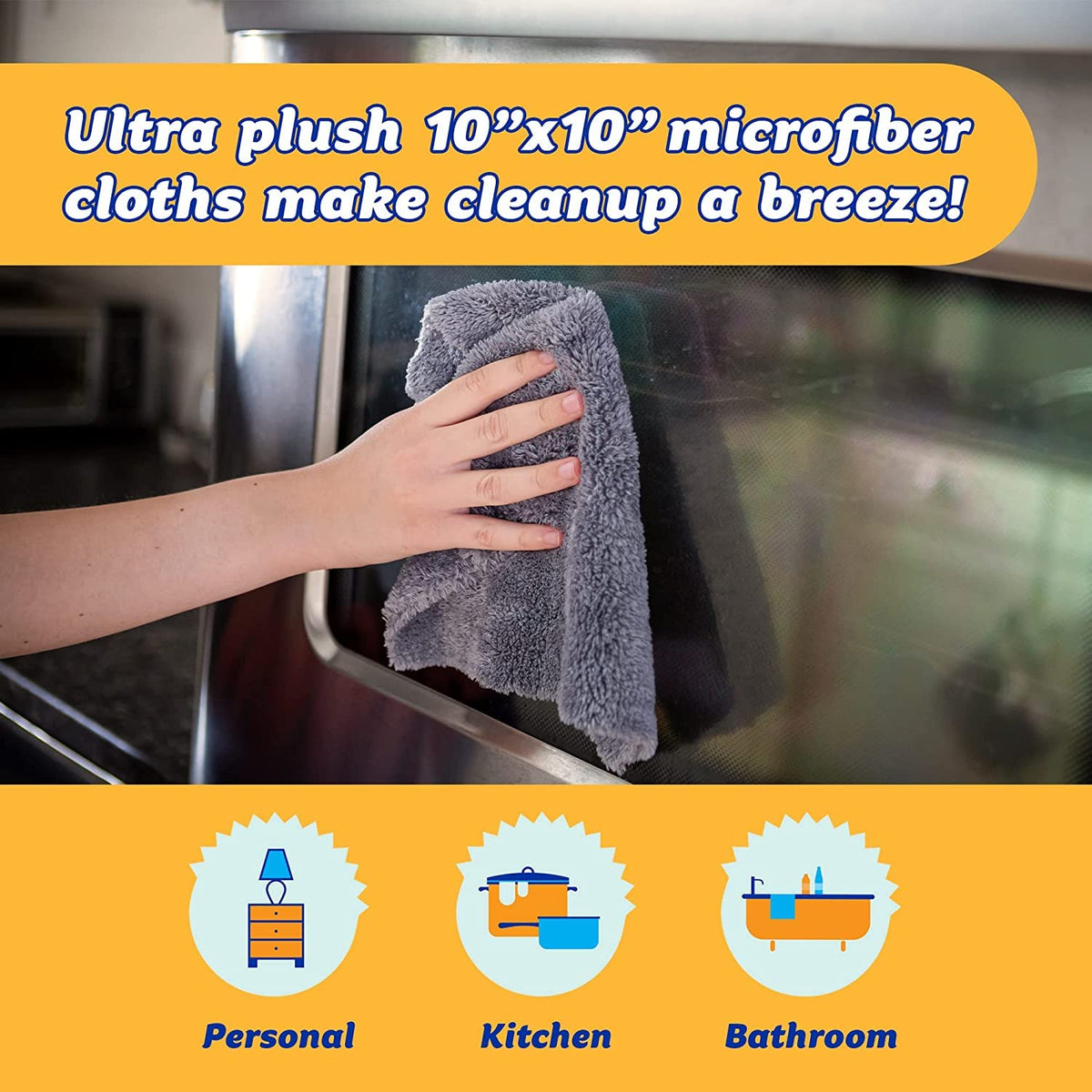 Microfiber Cloths (2 Count)