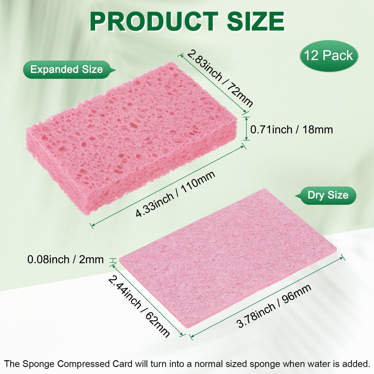 12 Pack Kitchen Sponges (12 Count)
