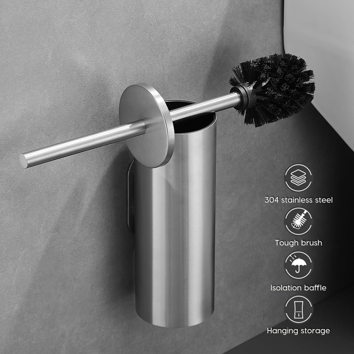 Brushed Stainless Steel Wall