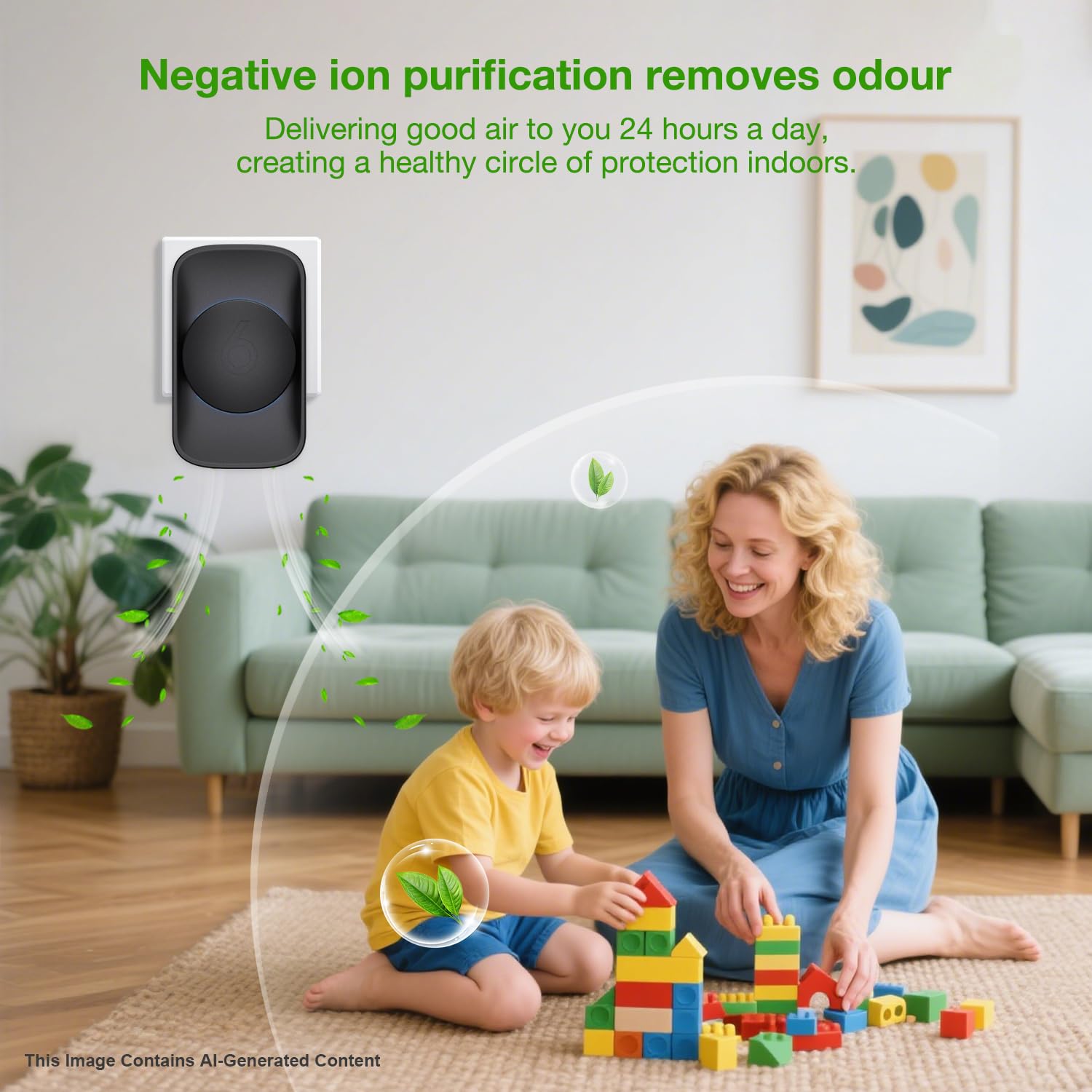 3 Pack Plug in Negative Ion Air Purifier (3 Count)