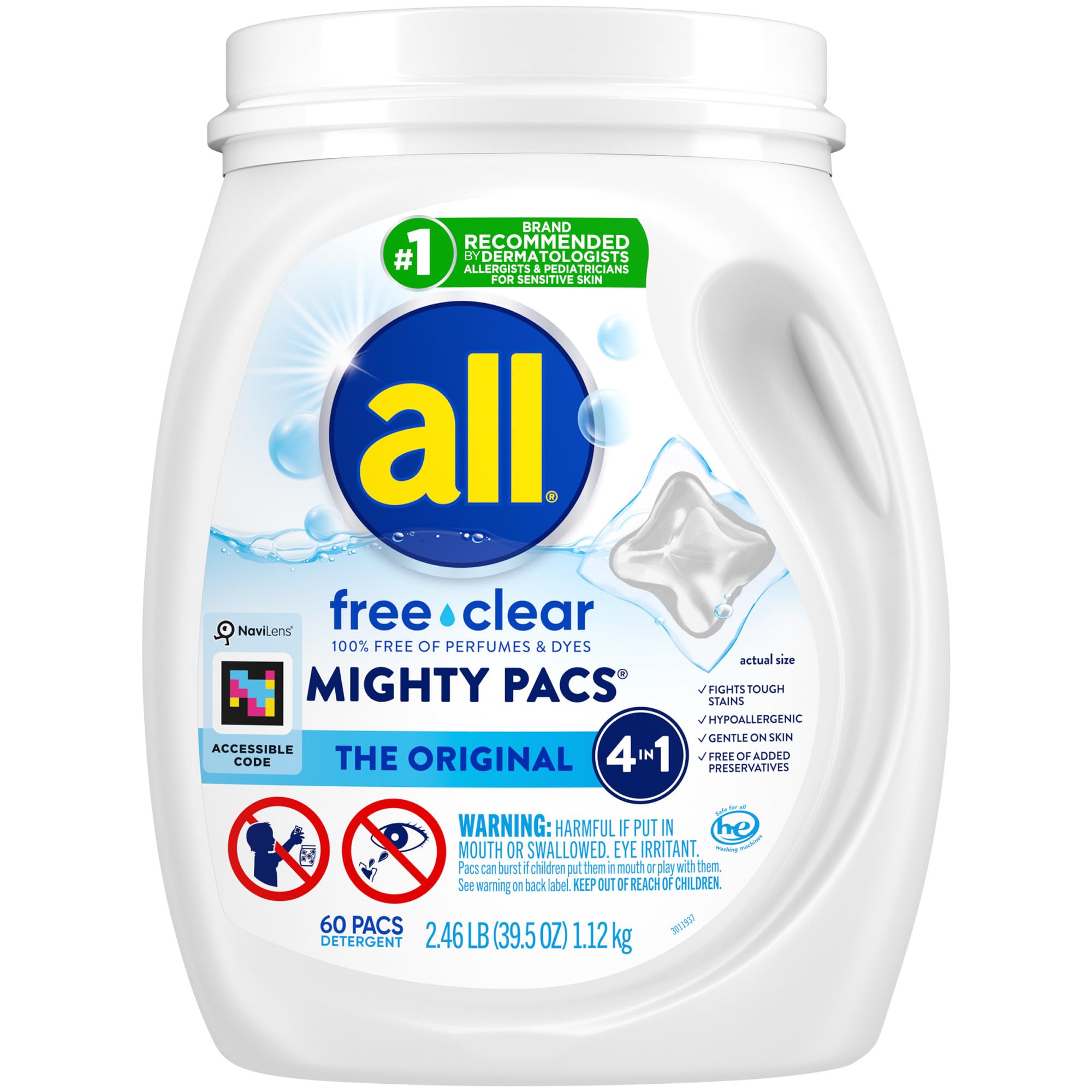 Unit Dose Laundry Detergent (60 Count)