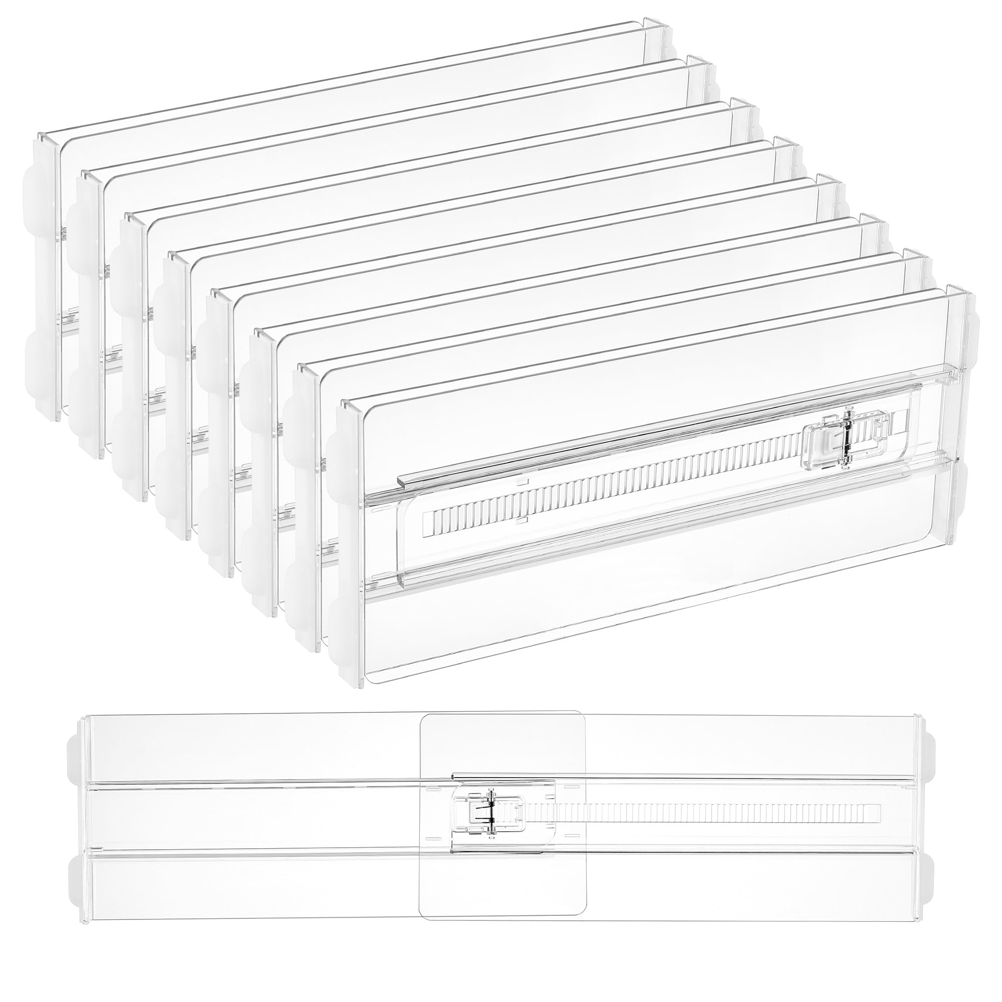 8 Pack Drawer Dividers for Clothes (8 Count)