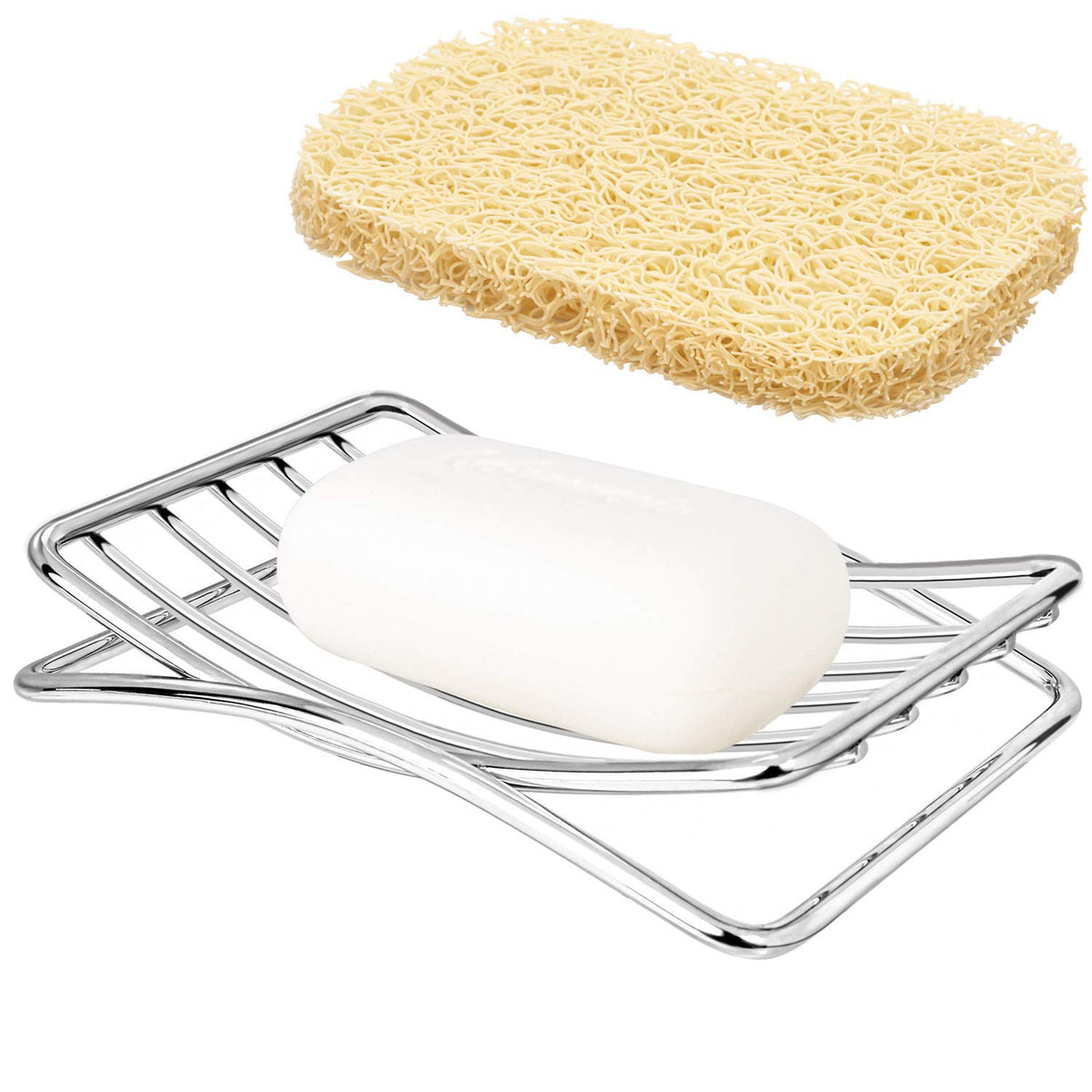 Soap Dish Stainless Steel Bar Soap Holder for Shower Bathroom