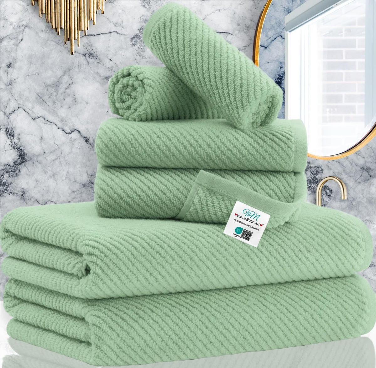 6PC Towel Set (6 Count)