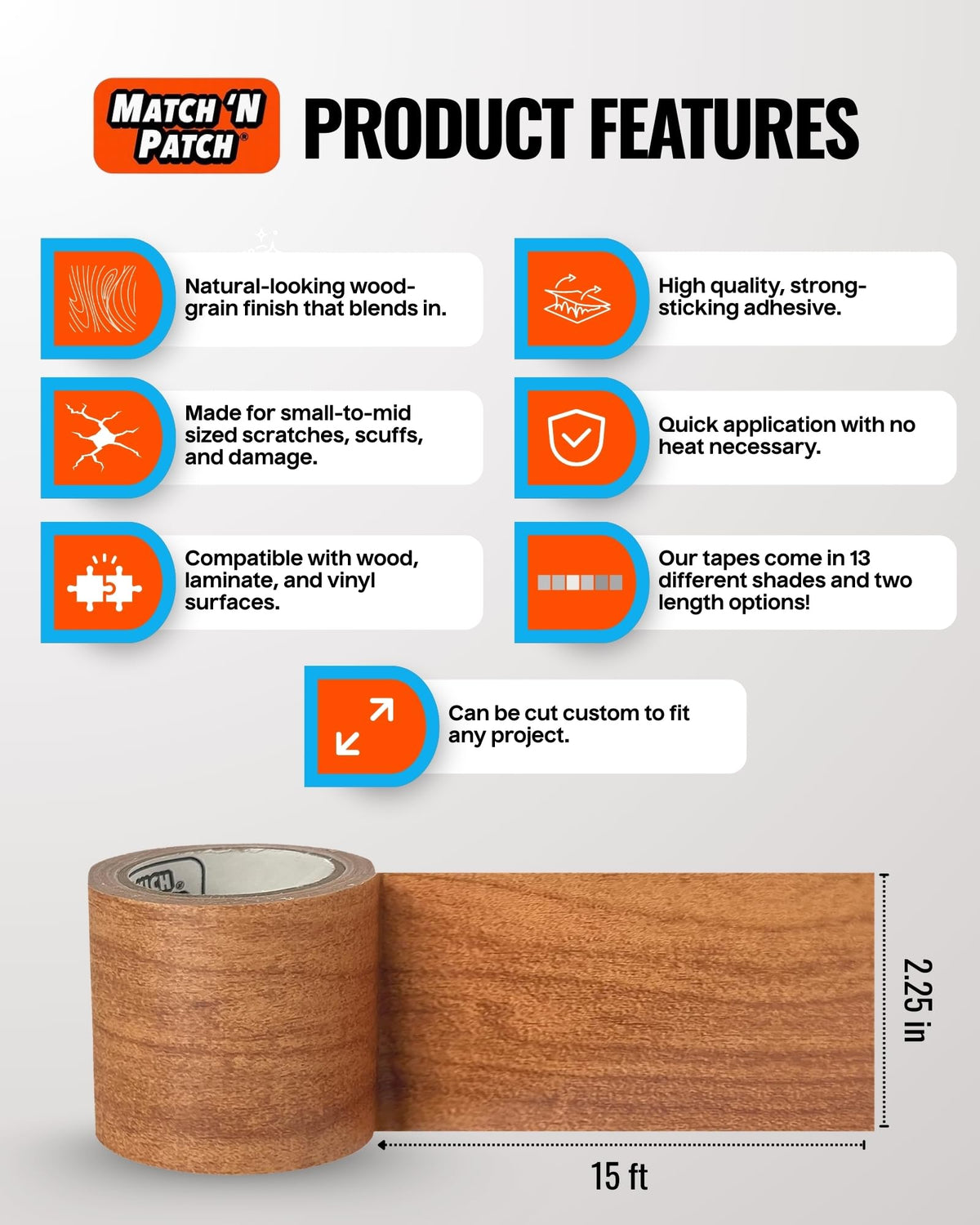 Wood Grain Repair Tape