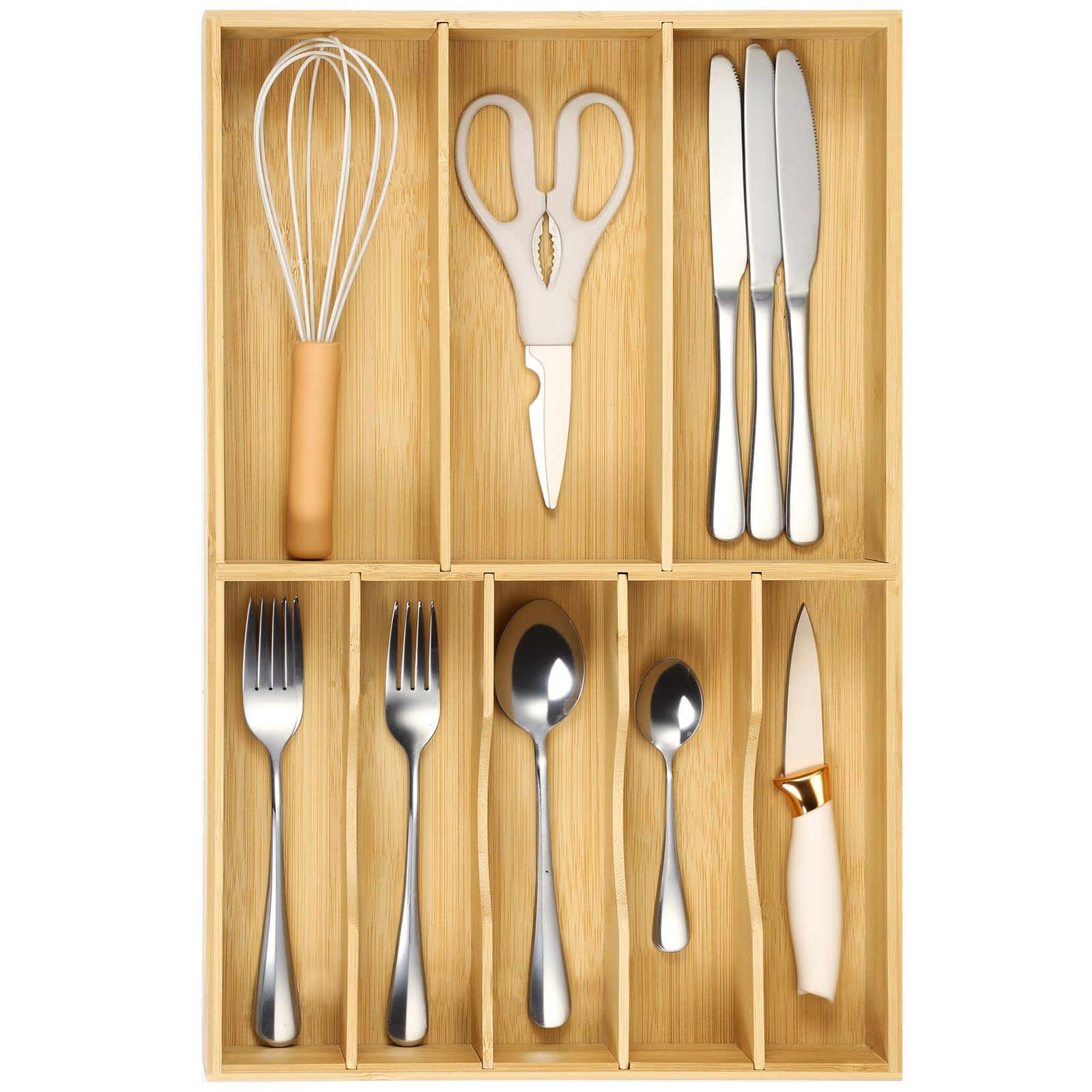 Silverware Organizer for Kitchen Drawers
