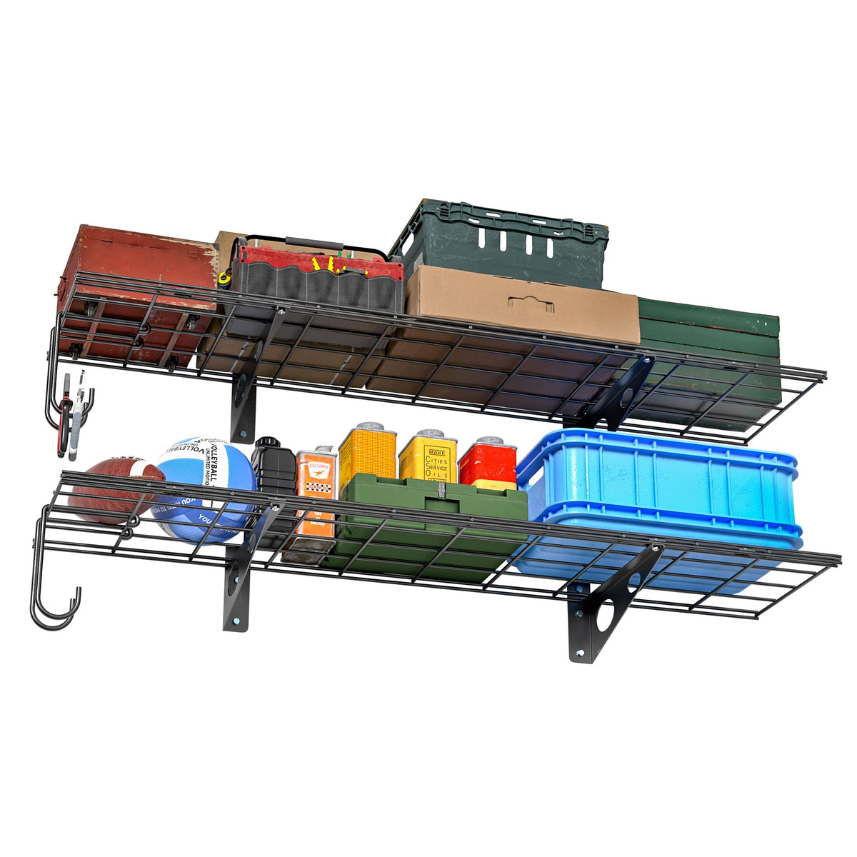 Garage Wall Shelves (2 Count)