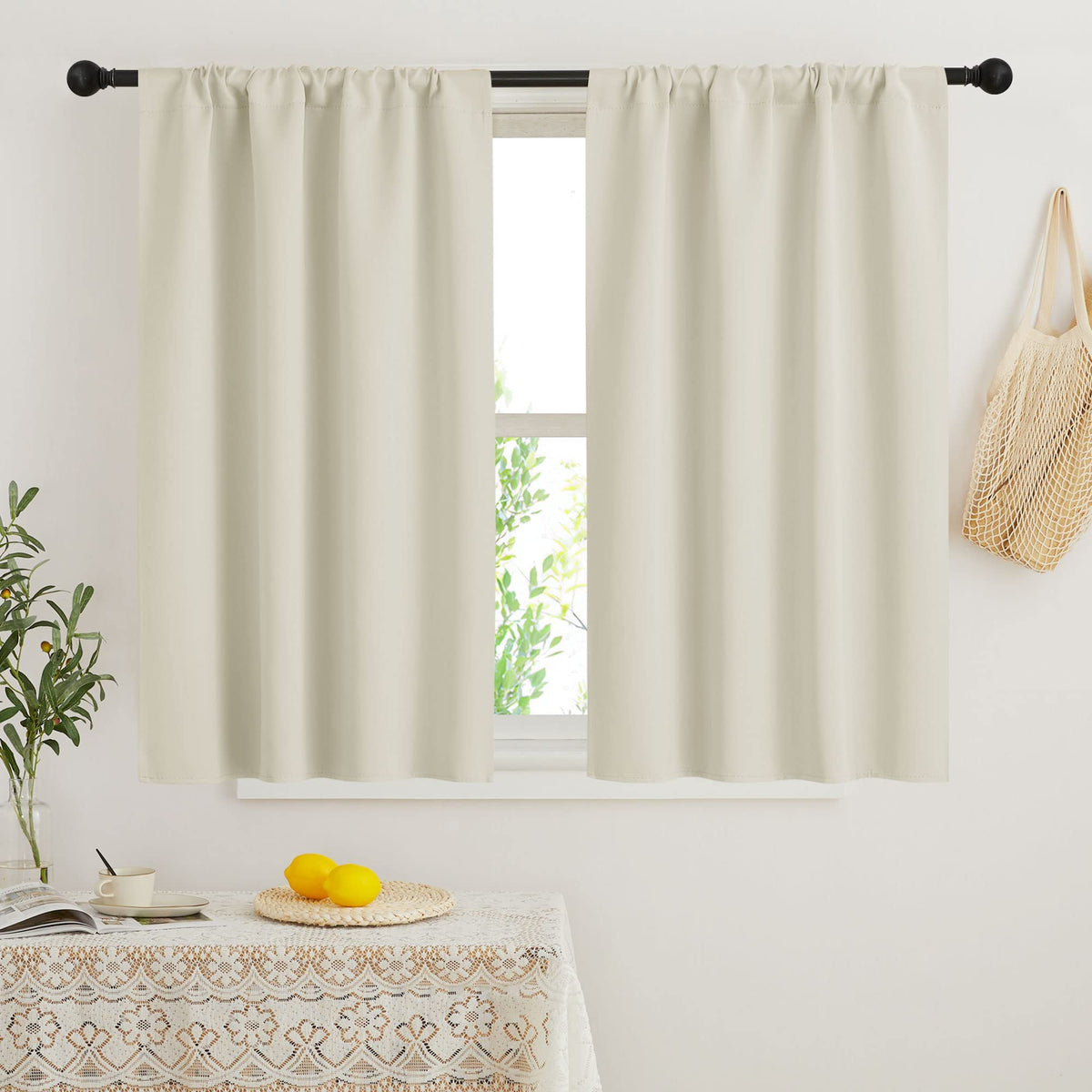 Short Curtains for Bedroom (2 Count)