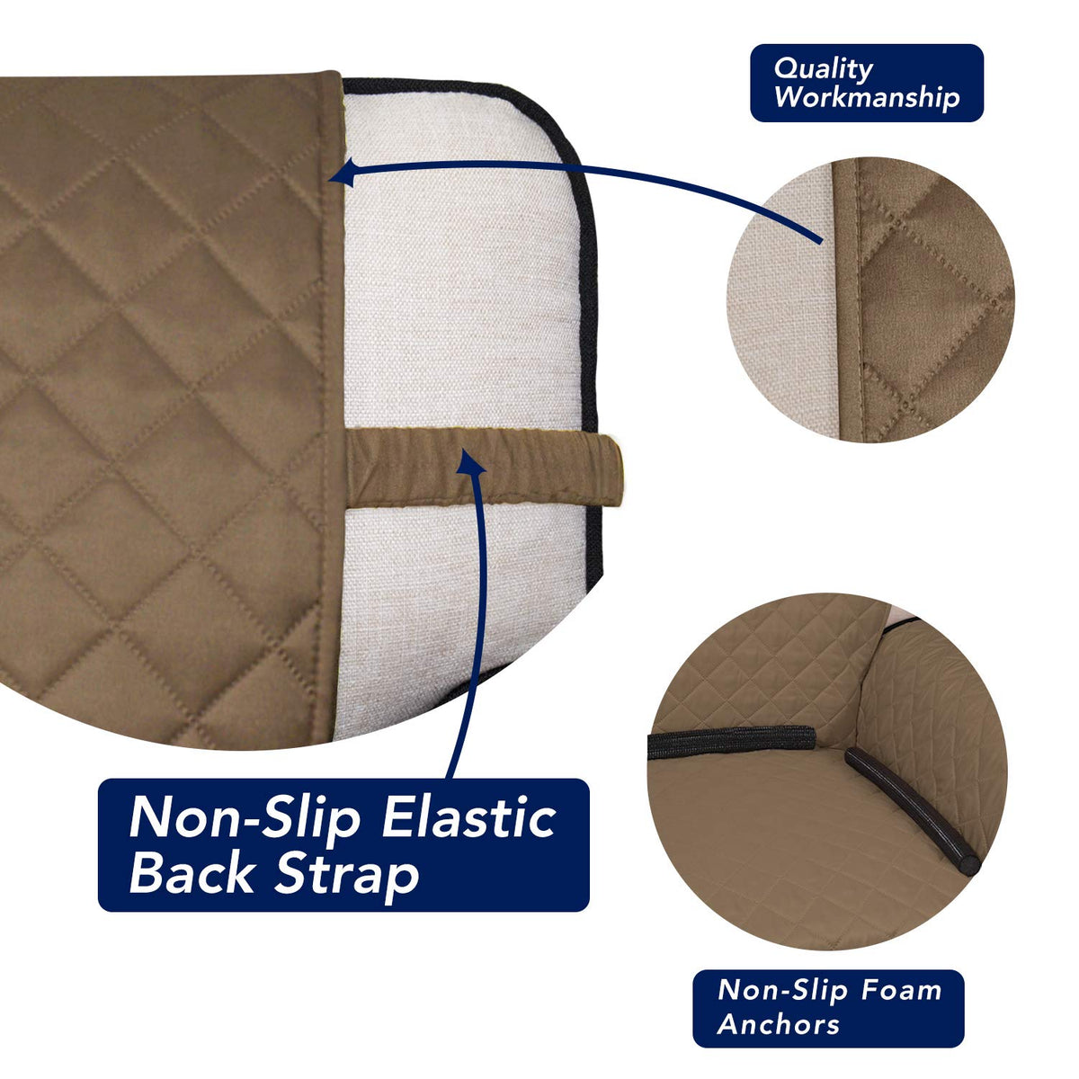 Reversible Quilted Sofa Cover Dog Couch Covers for Sofa