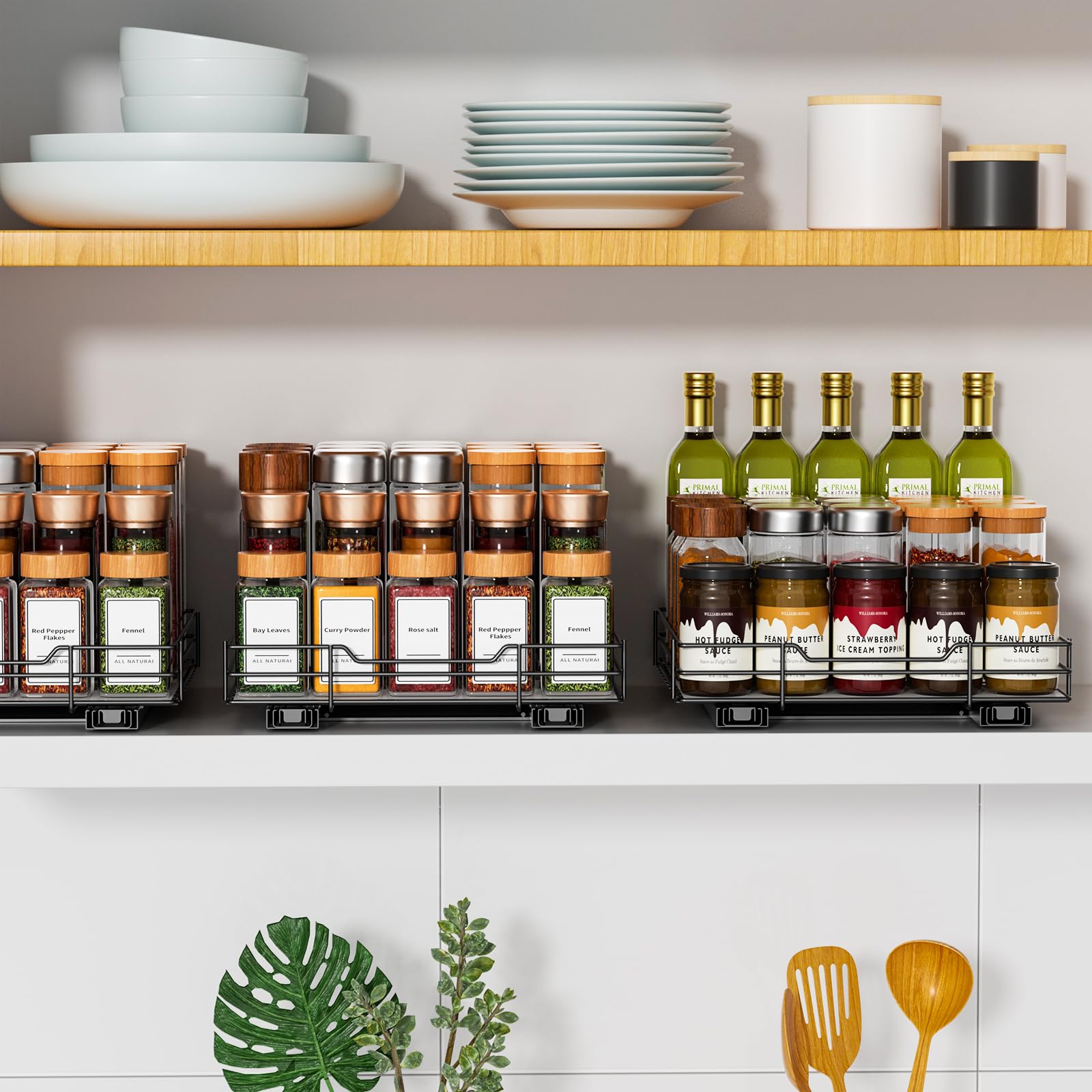 Pull Out Spice Rack Organizer for Cabinet