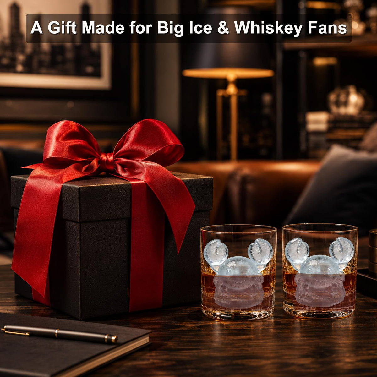 3D Crab Ice Cube Silicone Molds Tray for Whiskey (2 Count)