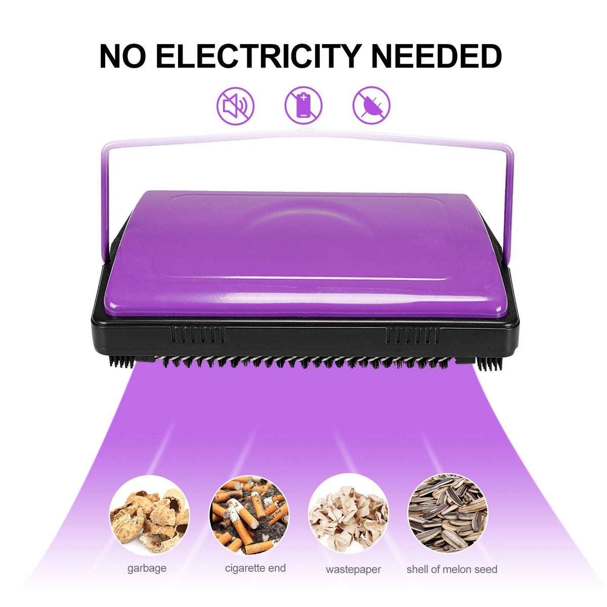 Carpet Sweeper Cleaner Manual Household Sweeper Lightweight