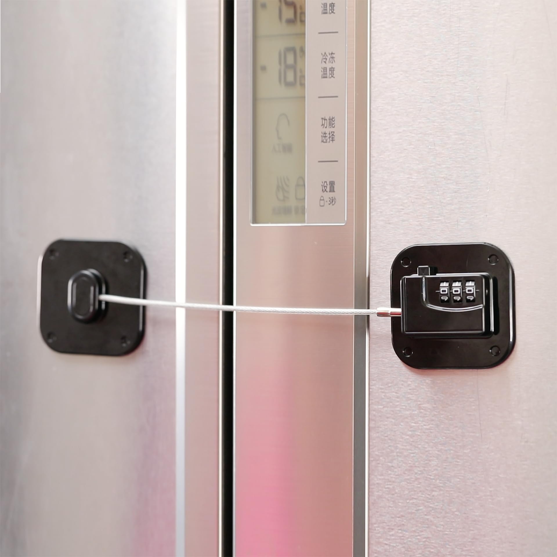 Upgraded Refrigerator Door Lock with Combination for Adults
