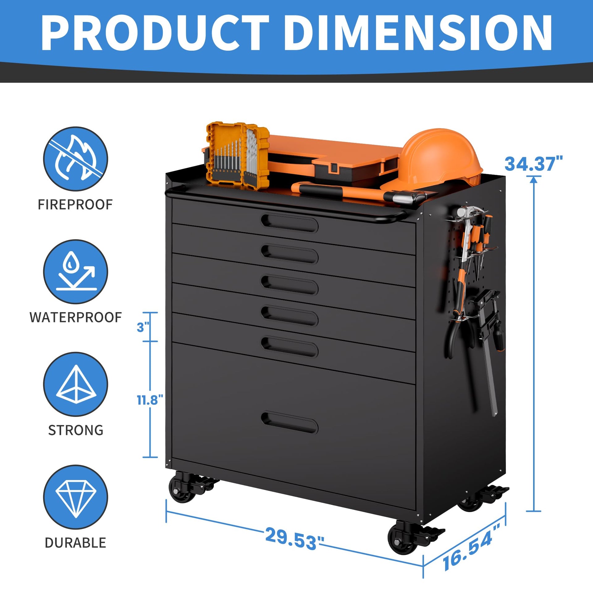 Metal Storage Cabinet for Garage
