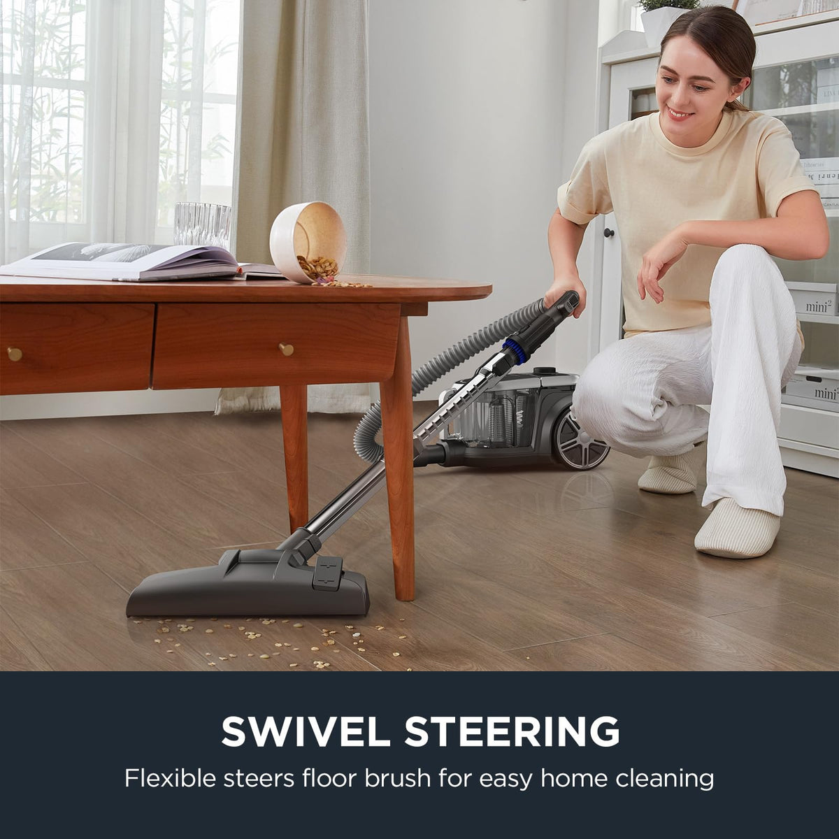 Bagless Canister Vacuum Cleaner