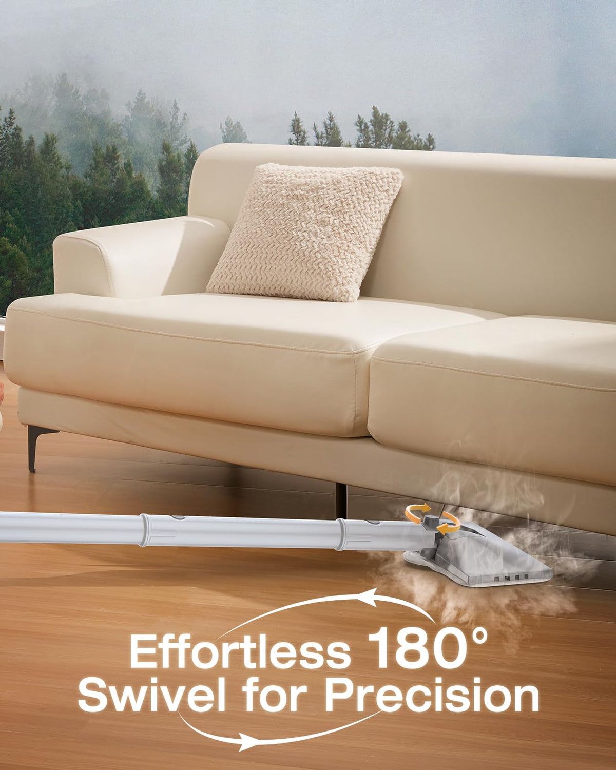10-in-1 Steam Mop, Detachable Handheld Steam Cleaner for Multi-Surface