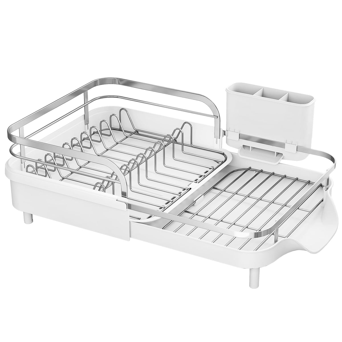 Expandable Dish Drying Rack for Small Kitchen Counter
