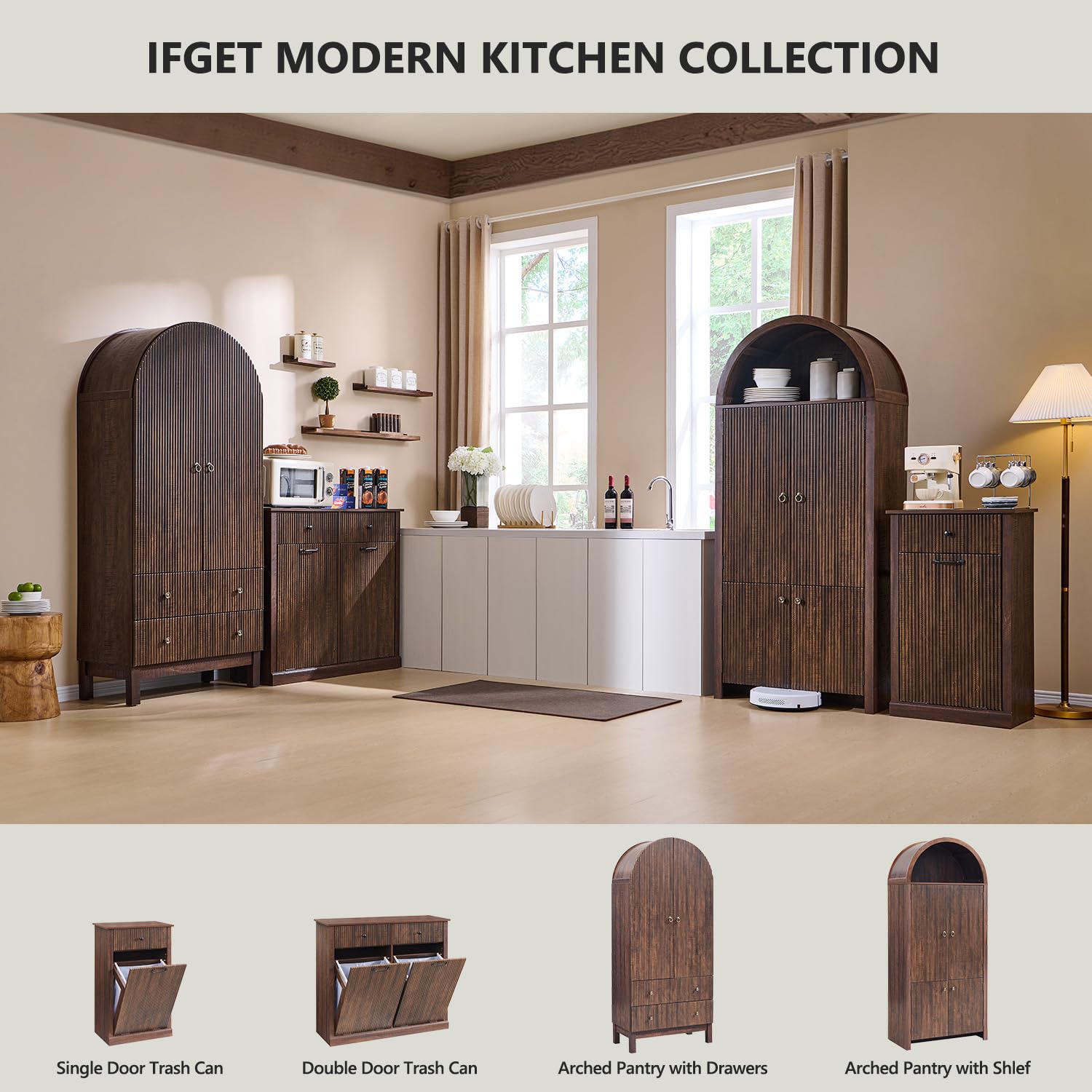 Tilt Out Trash Can Cabinet